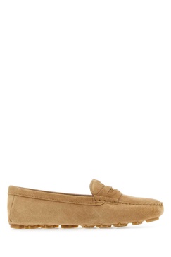 Biscuit Suede Loafers