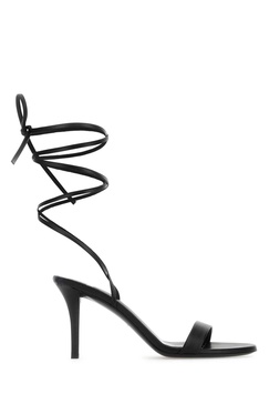 Black Leather Maud Sandals