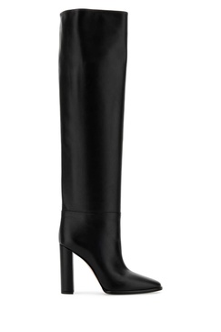 Black Leather Elsa Boots