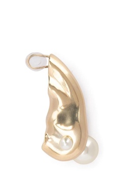 DIOR Stunning Gold and White Earrings for Women - SS22 Collection