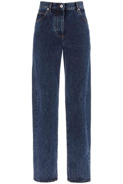 FERRAGAMO High-Waisted Curved Seam Jeans