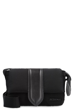 JACQUEMUS Mini Nylon Messenger Handbag - 22x14.5x9.5 cm