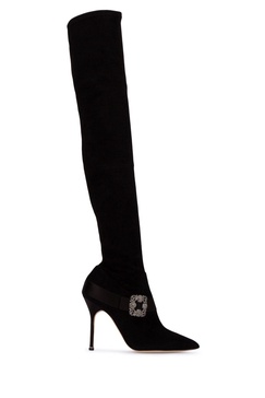 Black suede Plinianuthi boots