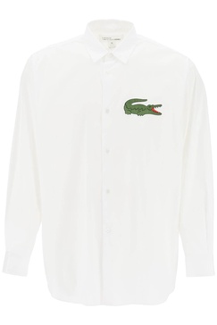 X Lacoste Oversized Shirt With Maxi Patch