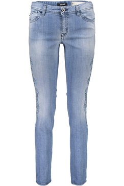 Just Cavalli Light Blue Cotton Jeans & Pant