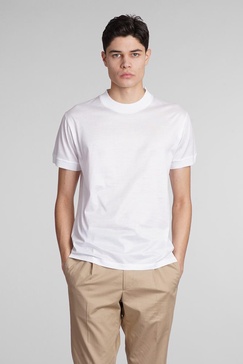 Keys T-shirt In White Cotton