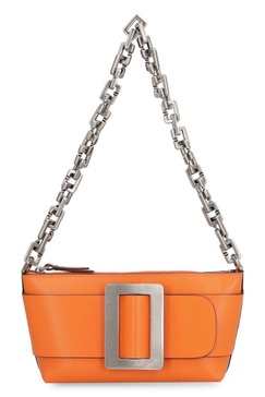 Boyy Pouchette Buckle Detail Chained Shoulder Bag