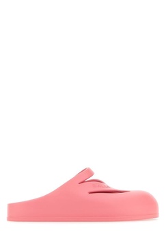 Pink rubber slippers