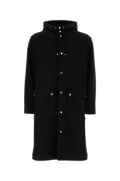 Aspesi Hooded Buttoned Parka Coat