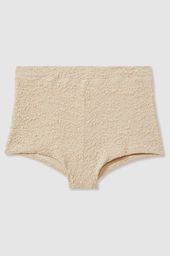 Sands Fox Natural The Upside Textured Metallic Swim Shorts