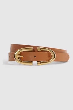 Horseshoe Belt in Tan