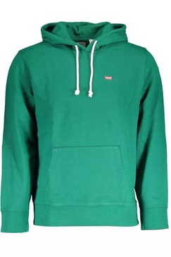 cotton hooded sweatshirt with men's logo