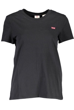 Levi's Chic Black Logo Tee for Everyday Elegance