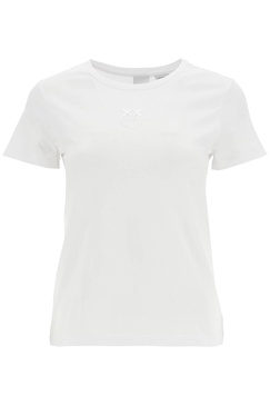 Pinko Short Sleeved T Shirt With Embroidery