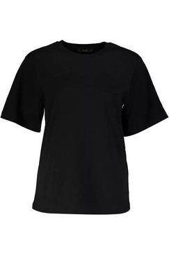 Cavalli Class Black Cotton Tops & T-Shirt