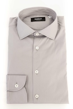 Baldinini Trend Gray Cotton Shirt