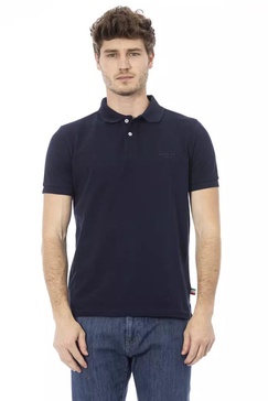 Baldinini Trend Blue Cotton Polo Shirt