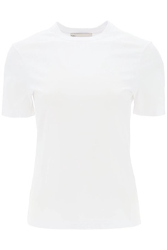 Tory Burch Regular T Shirt With Embroidered Logo