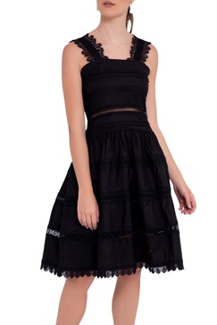 maya dress in black