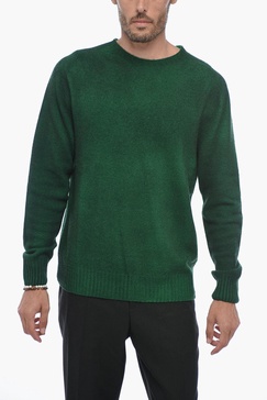 crew neck cashmere blend sweater