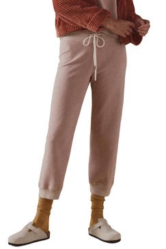 the corduroy lantern pant in heirloom pink