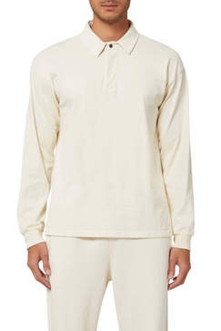 rugby long sleeve shirt in ivory