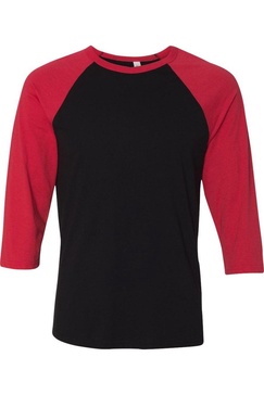 three-quarter sleeve baseball tee