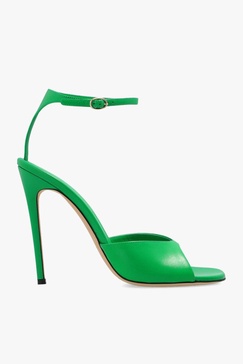 new women's heel shoes in green