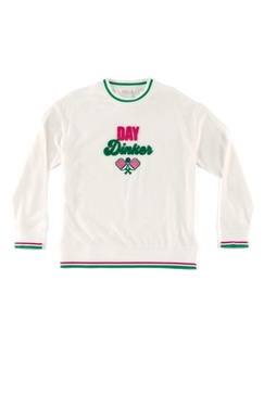 day dinker sweatshirt in ivory