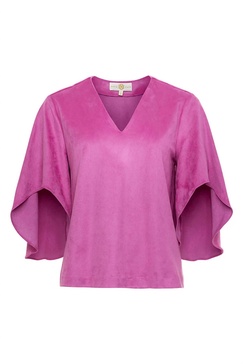 women's nina top in fuschia