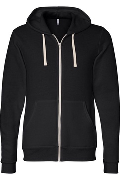 triblend sponge fleece full-zip hoodie