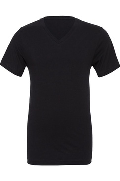 canvas mens jersey short sleeve v-neck t-shirt