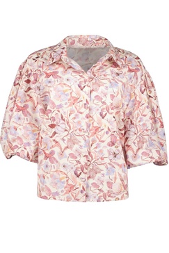 women's tyra puff sleeve top in fancy floral