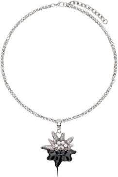 Silver Dipped Edelweiss Necklace