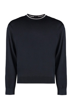 Emporio Armani Virgin Wool Crew-Neck Sweater