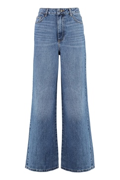 Self-Portrait Wide-Leg Jeans