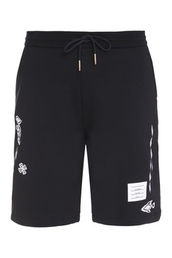 Thom Browne Embroidered Drawstring Track Shorts