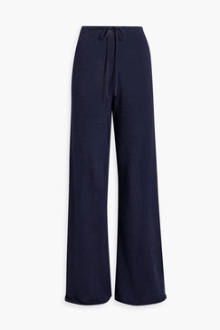 Linen wide-leg pants