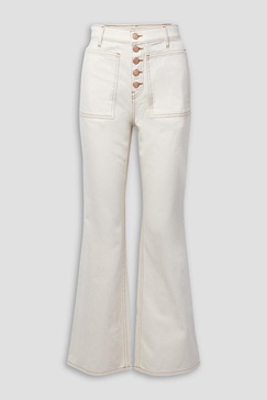 The Lou high-rise flared jeans