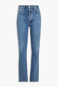 Lawler faded high-rise skinny jeans