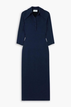 Alerone silk and cotton-blend midi dress