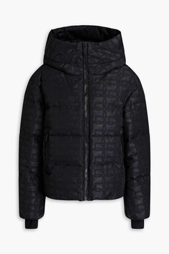 Barsy quilted printed hooded down ski jacket