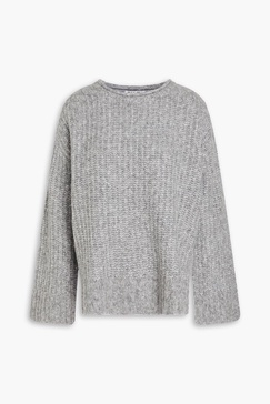 Normandie ribbed wool-blend sweater