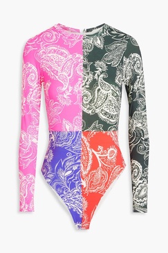 Paisley-print wetsuit