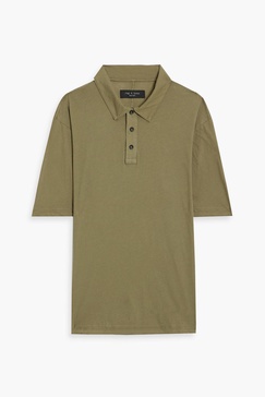 Cotton-jersey polo shirt