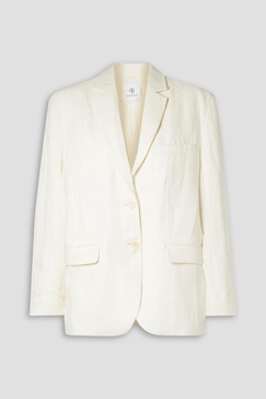 Quinn oversized linen blazer