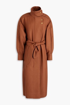 Wool-twill coat