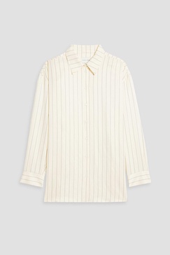 Lutila striped twill shirt