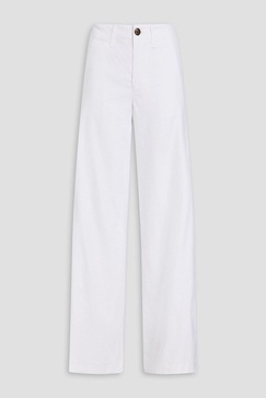 Sofie linen-blend wide-leg pants