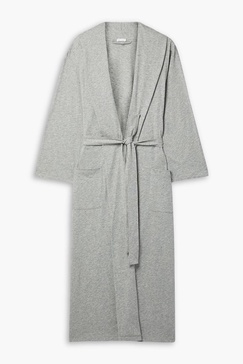 Carina Pima cotton-jersey robe